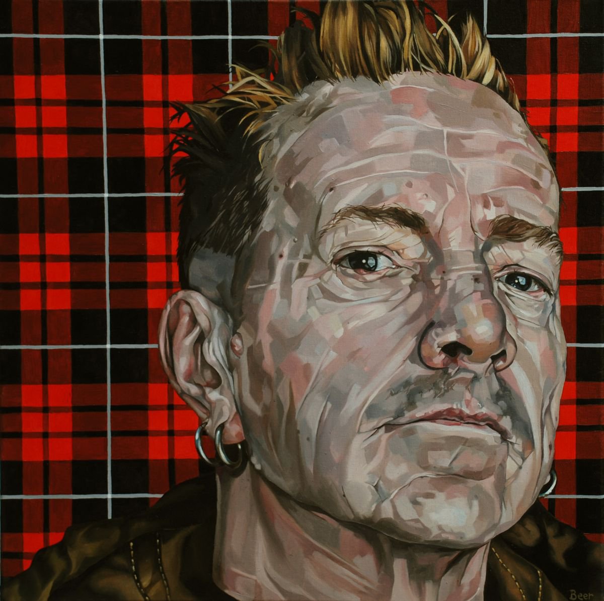 Джон Лайдон арт. John Lydon Art. Johnny Rotten Art. Джон Лайдон рисует.