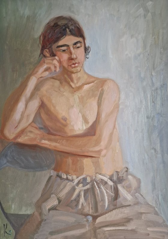 Portrait oil painting "Gregory"