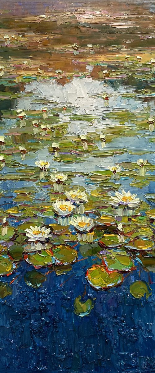 "Water lilies" by Evgeny Chernyakovsky