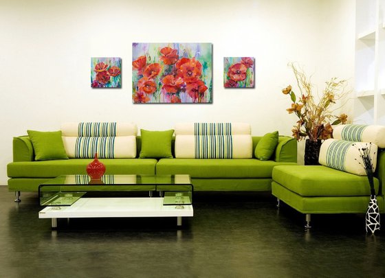Bright Summer. Poppies 1.
