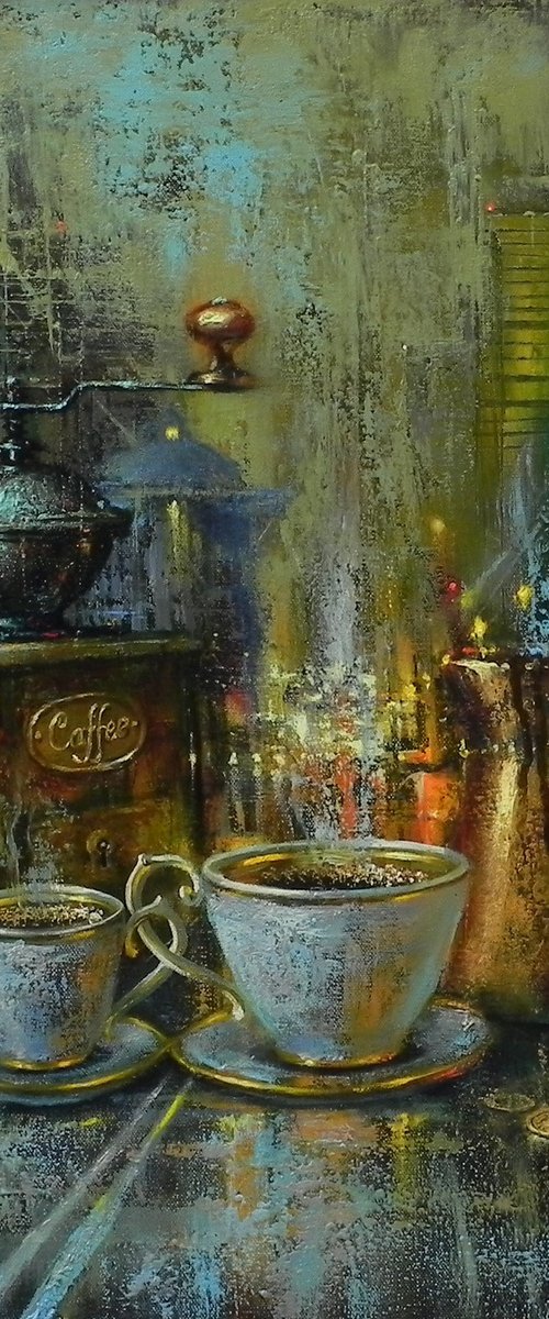 *Urban Coffee Dreams* by Yurii Novikov