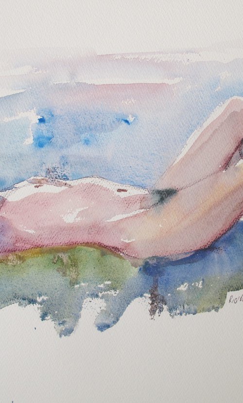 reclining female nude by Rory O’Neill