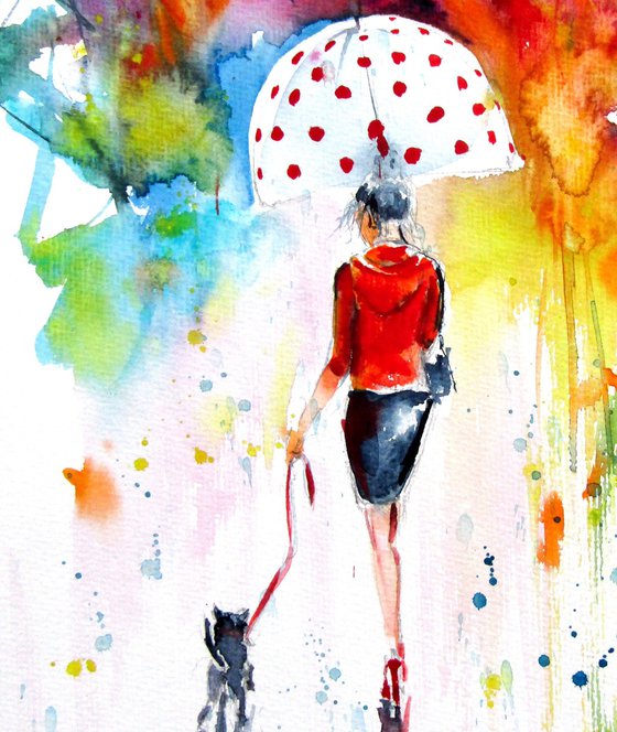 Walking people IV