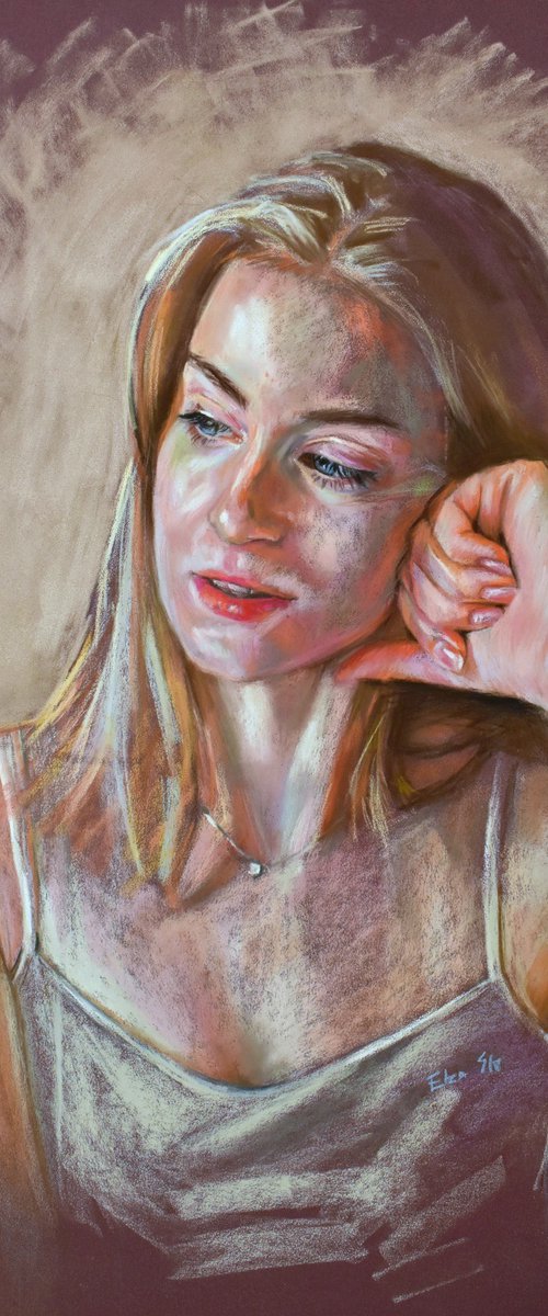 Golden portrait 2. The Search by Elza Slo