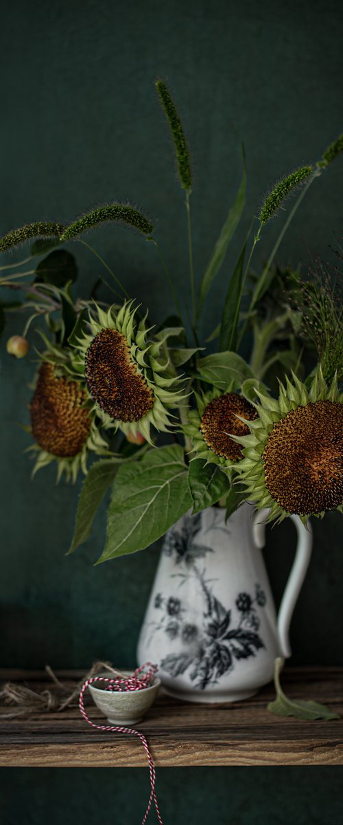 Sunflowers, A timeless floral still life by Cornelia Weber