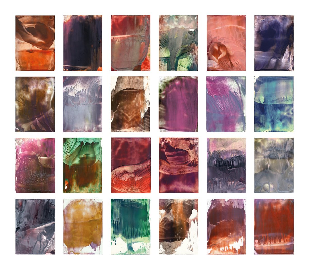 Abstract Painting By Alona Hryn, 31 X 28, World Gone Wild, Original Artwork