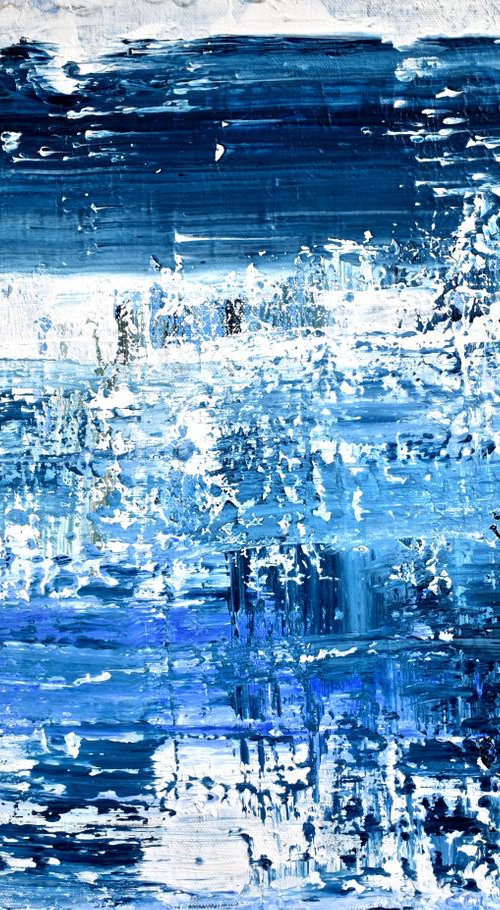 Blue Abstract by Geoff Howard