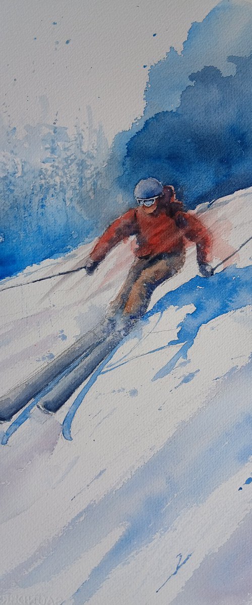 skier 17 by Giorgio Gosti