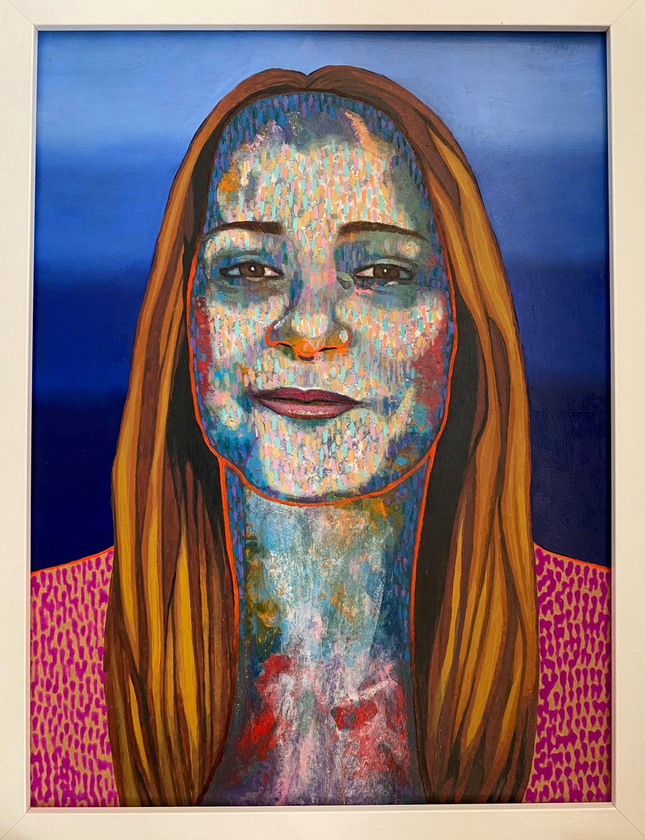 Surrealistic Painting , Caterina By Stefano Pallara, 13 X 17, Artwork For Sale On Artfinder