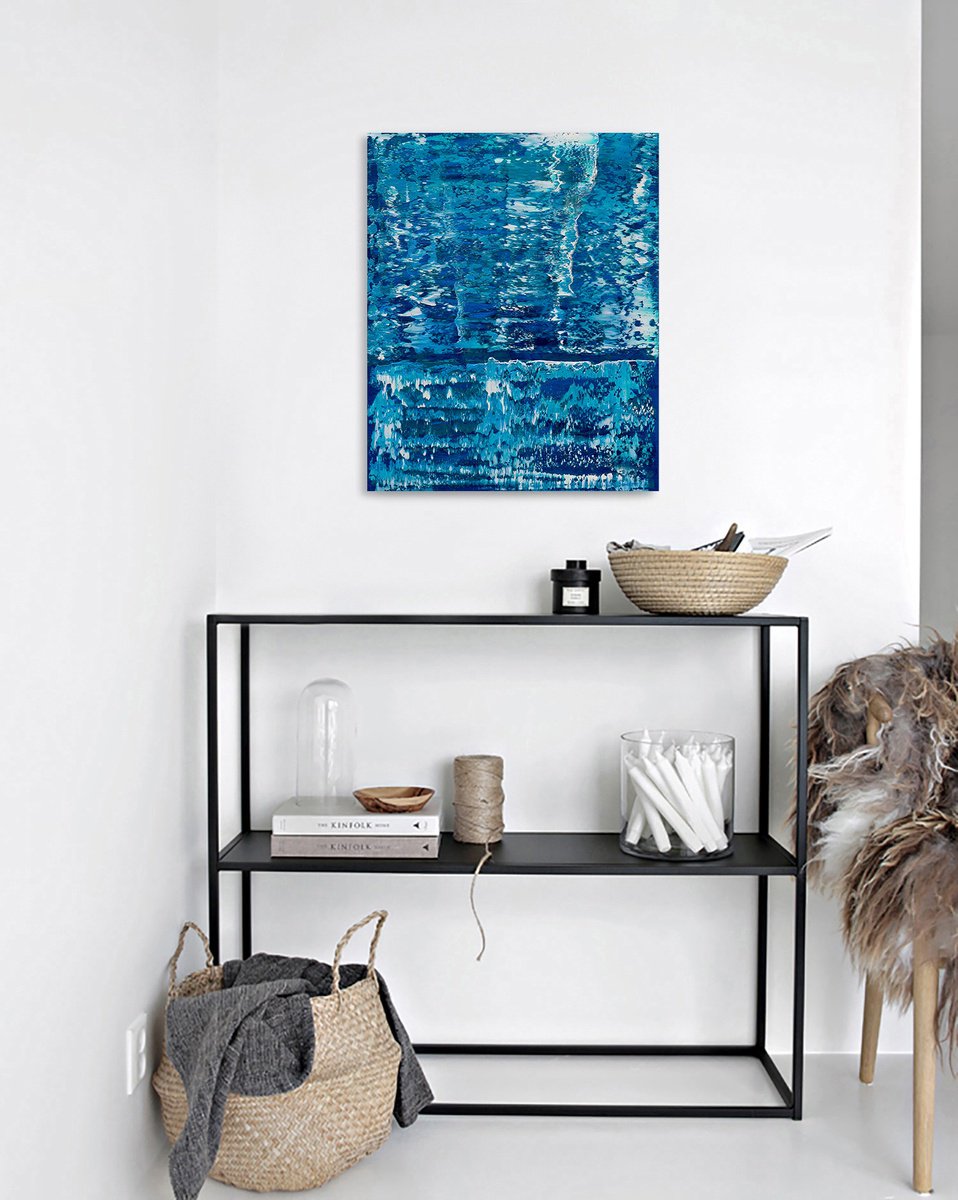 Abstract Oil Painting By Nataliia Sydorova, 26 X 31", Malta, Original Artwork