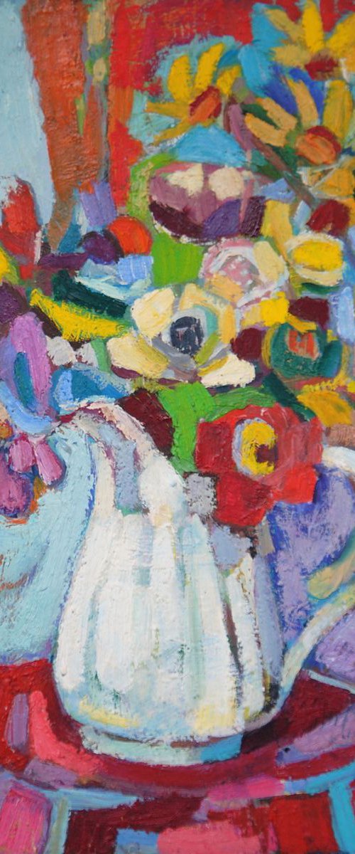 Summer yellow / 21.5 x 15 x 0.3 cm by Maja Đokić Mihajlović