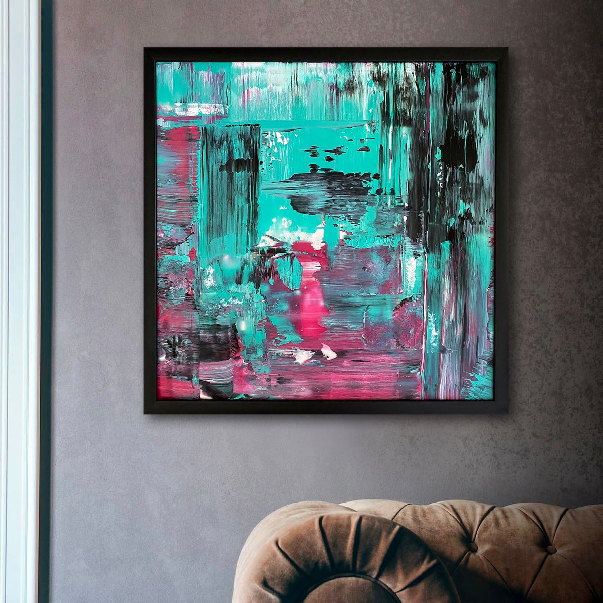 Urban And Pop Acrylic Painting , Sweet And Sour By Preston M. Smith (Pms), 26 X 26, Artwork For Sale On Artfinder