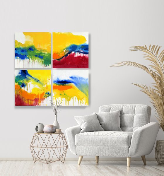 Color Song Collection 2 - 4 paintings