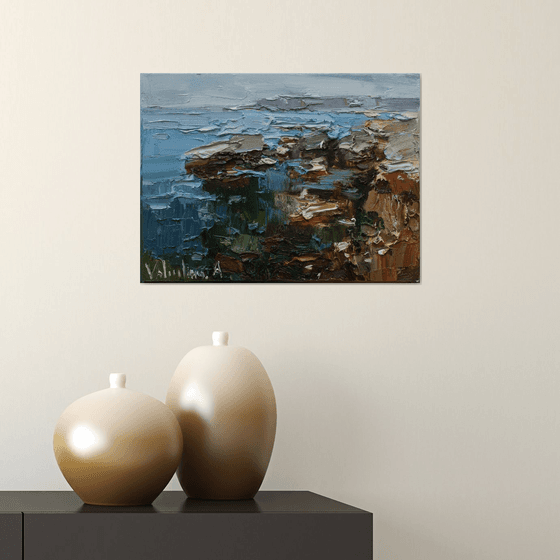 Sea  Original oil seascape painting