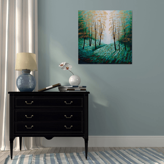 Edge of Stillness Forest Light