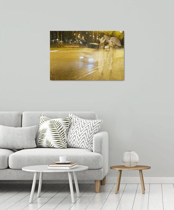 " Paris. Night Rain " Limited Edition 1 / 15