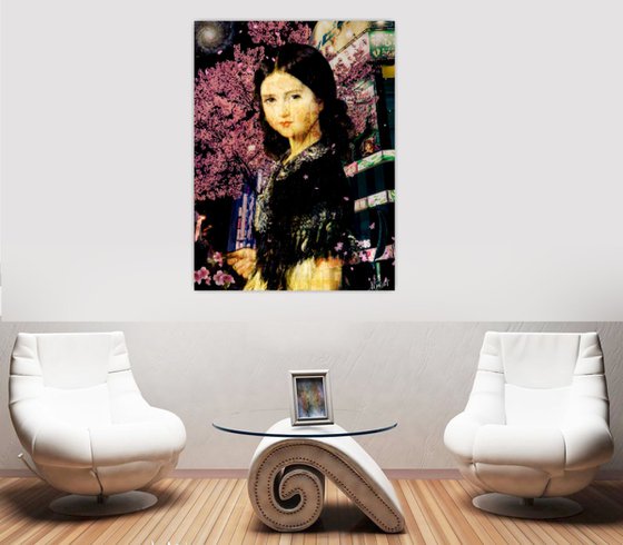 Victorian Girl with Sakura