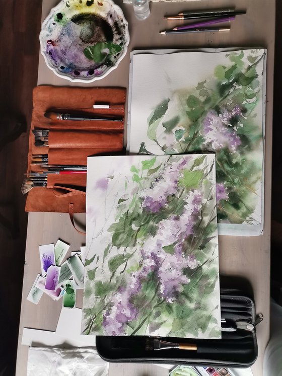 Wind in the lilac bushes #2