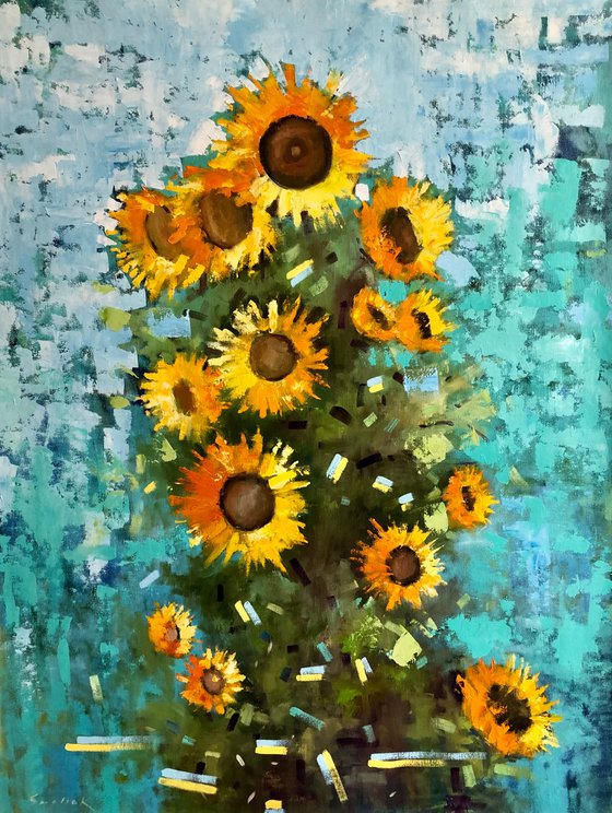 Ukrainian sunflowers