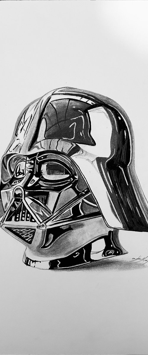 Darth Vaders helmet by Amelia Taylor