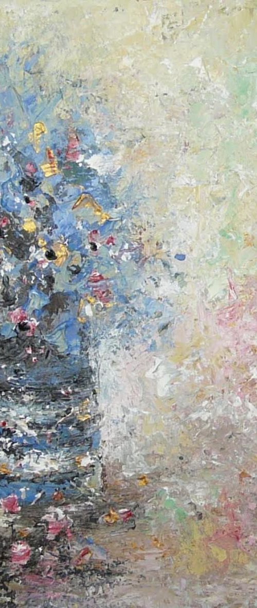 Blue Flowers by Kalpana Soanes