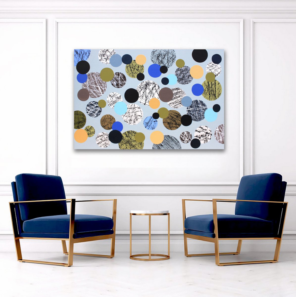 Only dots 8 Acrylic painting by Lucie Jirku | Artfinder