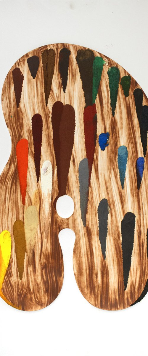 Wood Palette by Michael E. Voss