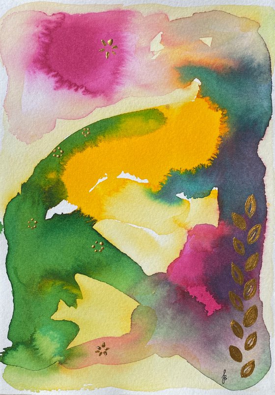 Colorful Abstract Watercolor