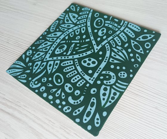 Florals - set of 4 paintings