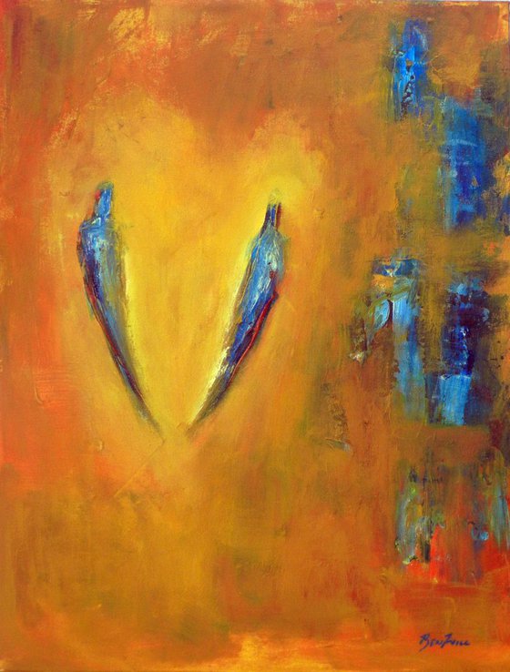 Soulmates Yellow 24x18