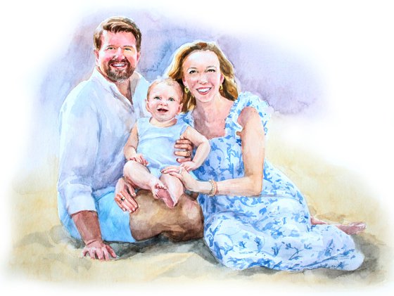 Custom portrait painting