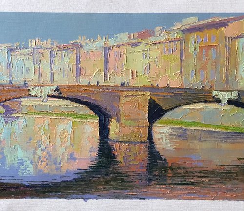 Firenze, Ponte Santa Trinità by REVAZ TCHEISHVILI