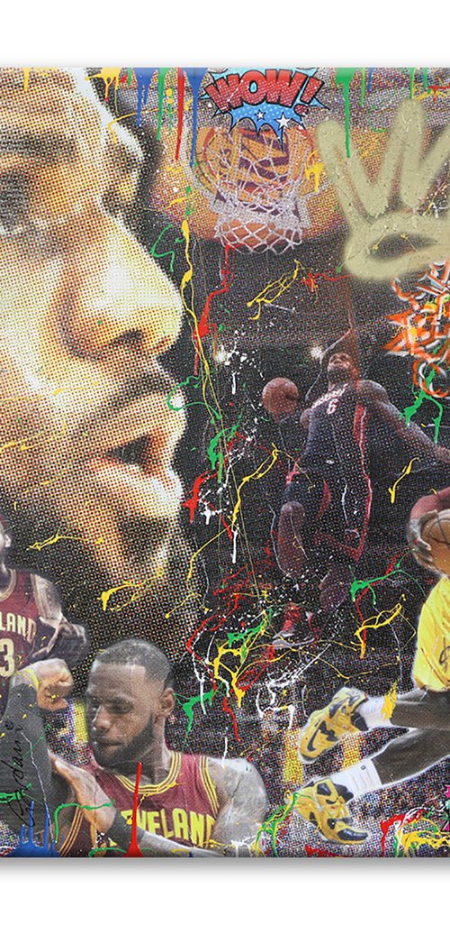 Lebron James - The King - The Greatest by Gardani Art