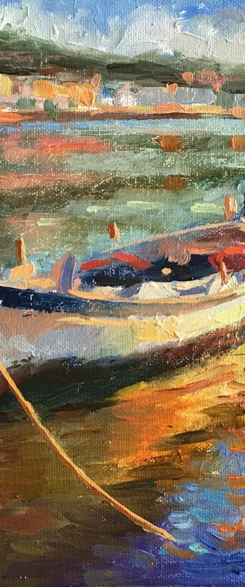 A Boat in Sicily by Ling Strube