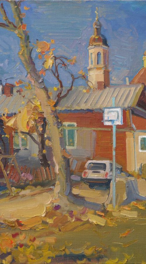 Court yard in Chernihiv by Victor Onyshchenko