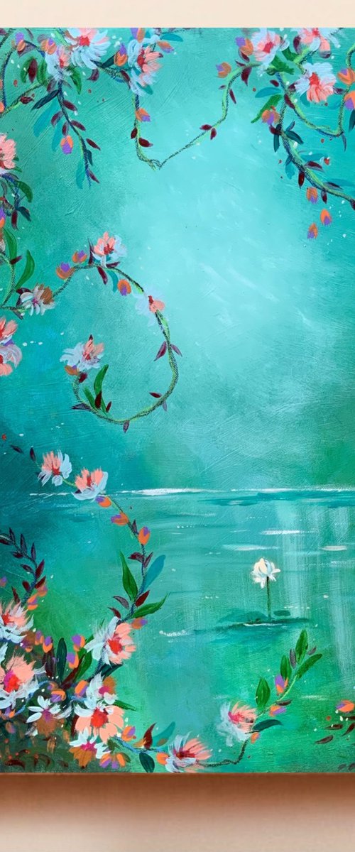 A Lotus in the Moonlight by Hiranya R