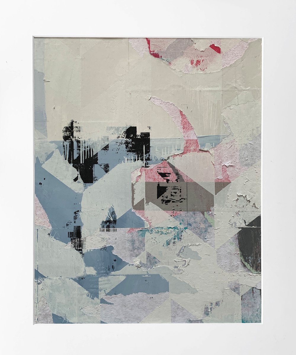 Abstract Painting By The Most Active, 12 X 16", Lost History, Original Artwork