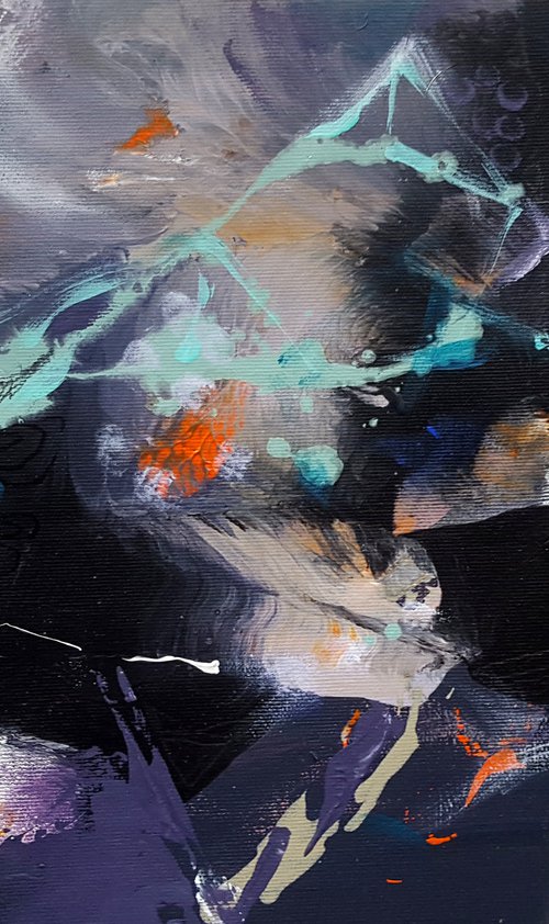 Between the Black and Divine Composition 17 - We Are Star Dust by O Kloska by Kloska Ovidiu
