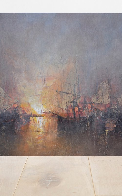" Harbor of destroyed dreams -  When the masks fall " by Ivan  Grozdanovski
