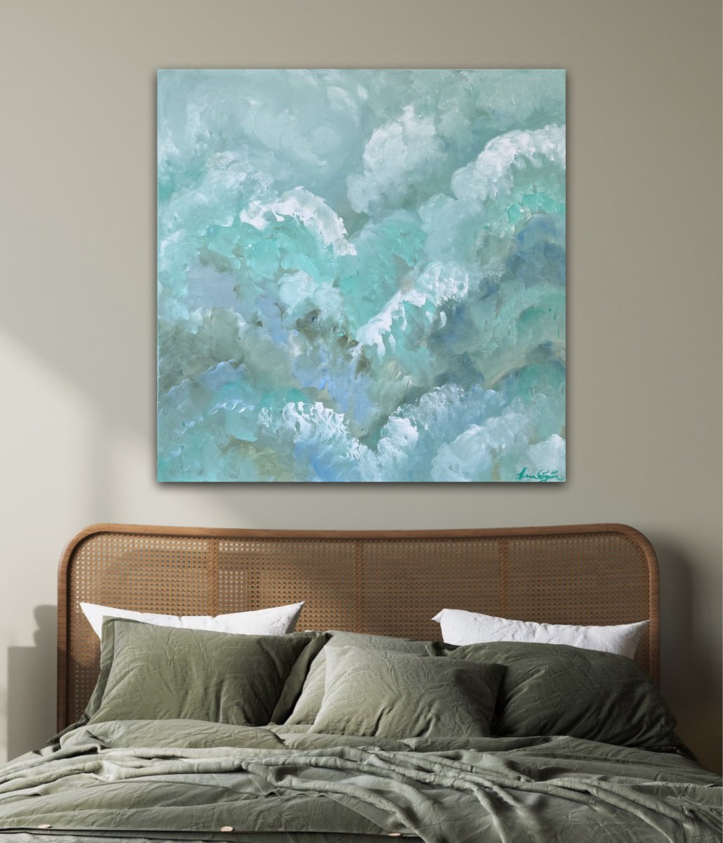 Salt Air Reverie By Ivana Gigovic, 35 X 35, Artwork For Sale On Artfinder