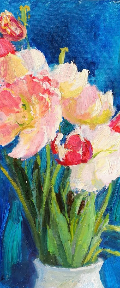 Last tulips by Olga Samar