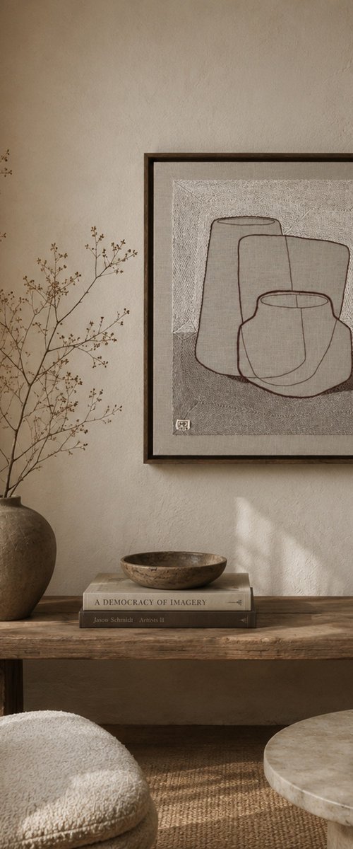Vase Composition X’26 by Milena Paladino