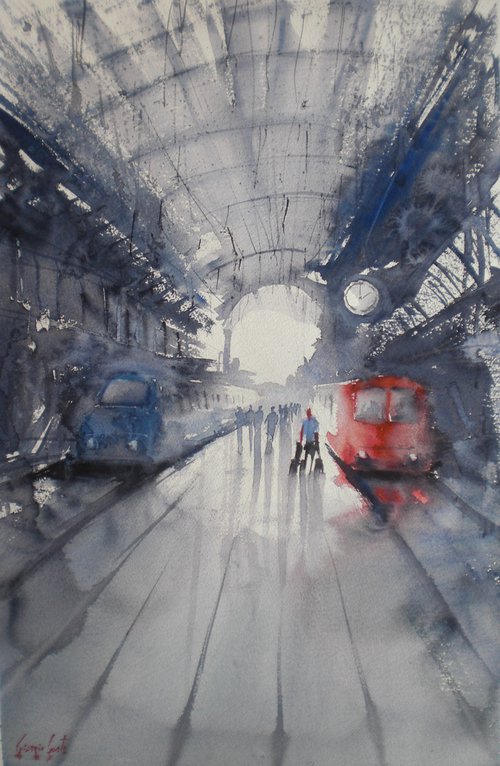 trains 15 by Giorgio Gosti