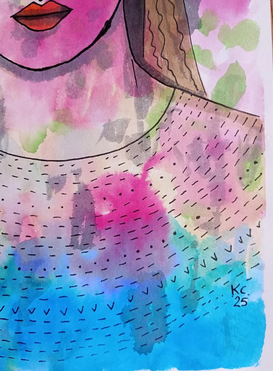 Abstract Portrait in Jumper