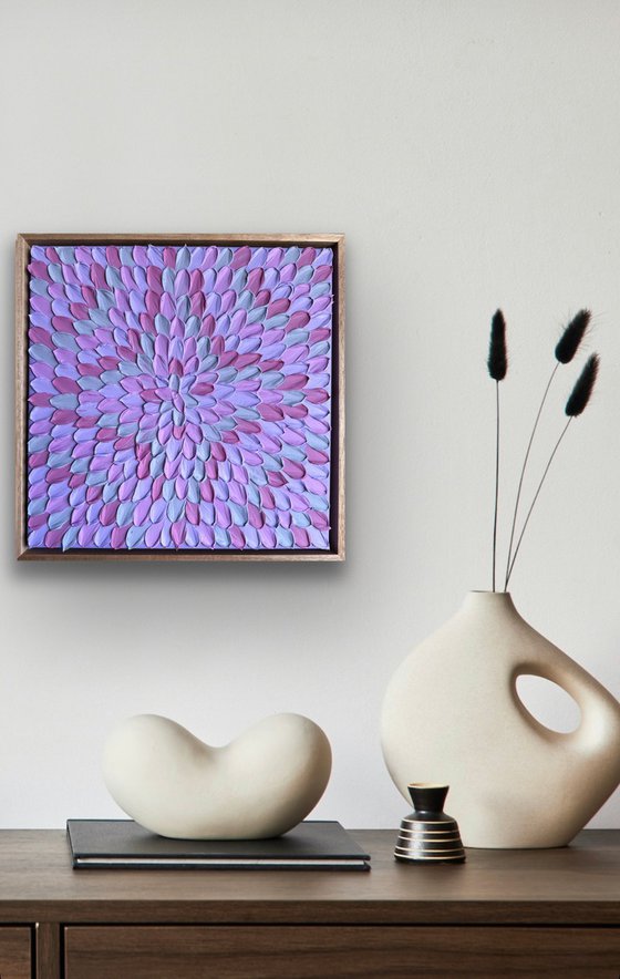 Purple nights (framed)