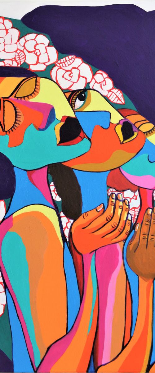Women sing by Gisella Stapleton