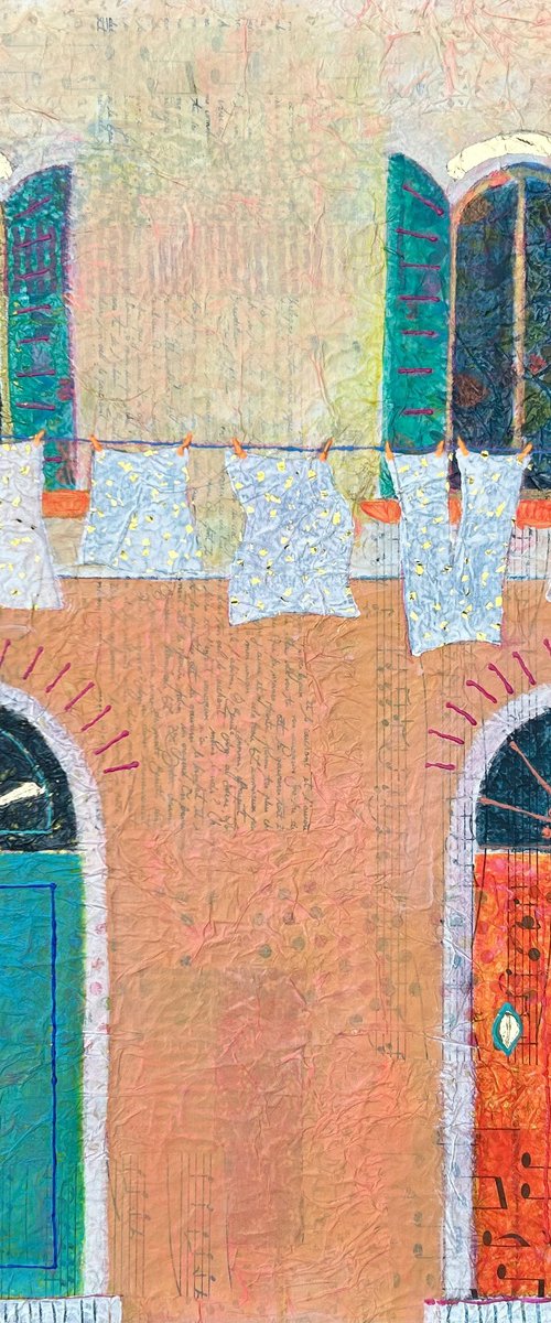 Washing Day by Nathalie Pymm Art
