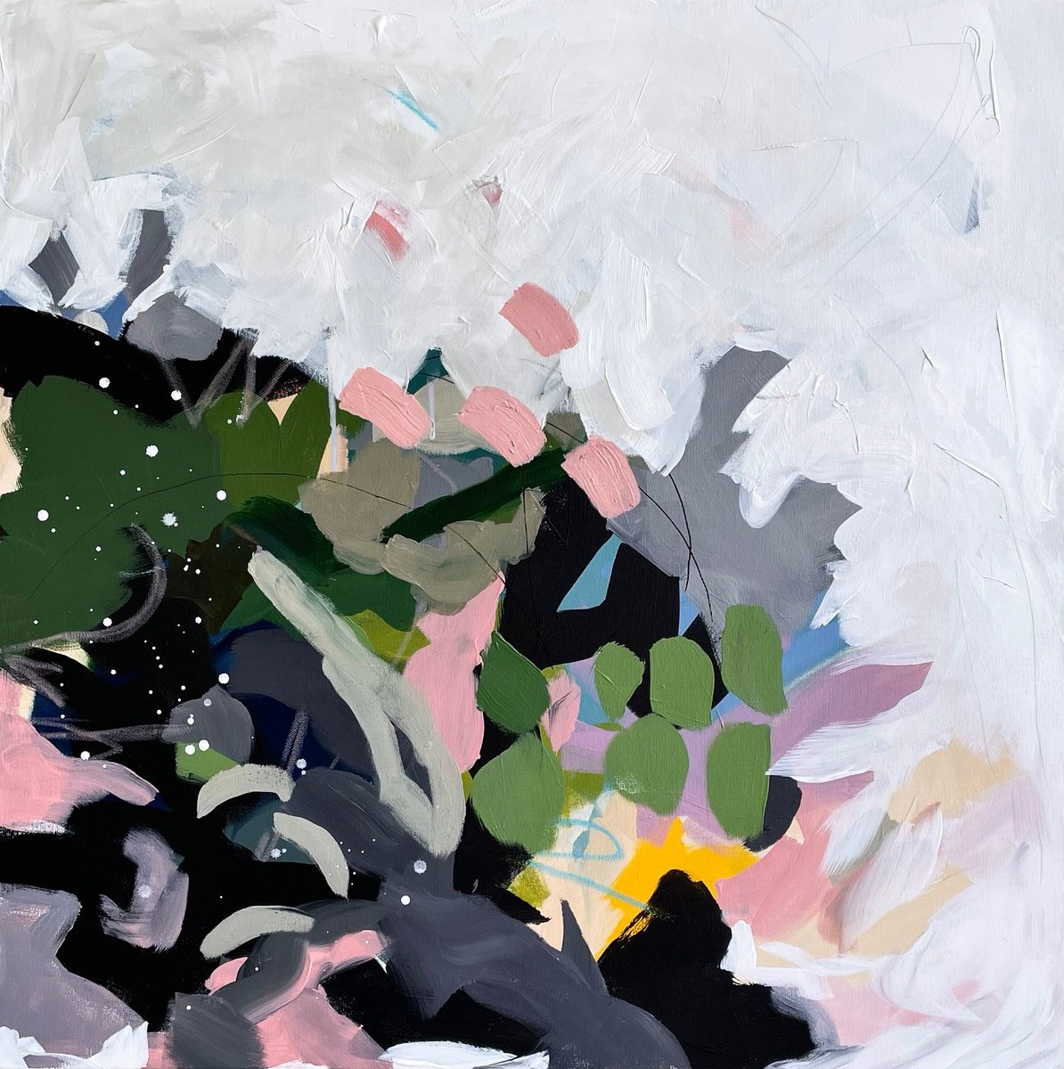 Abstract Acrylic Painting By Tanya Lytko, 24 X 24", "Forever And Ever", Original Artwork