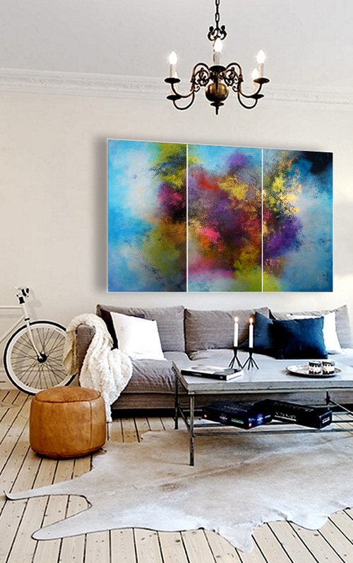 Abstract Painting / 3 in 1 / Paradox by Alex Senchenko