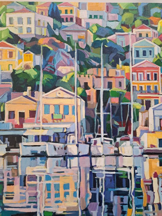 Symi in the mirror